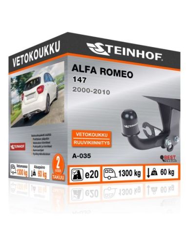 Vetokoukku Alfa Romeo 147 ruuvikiinnityksellä