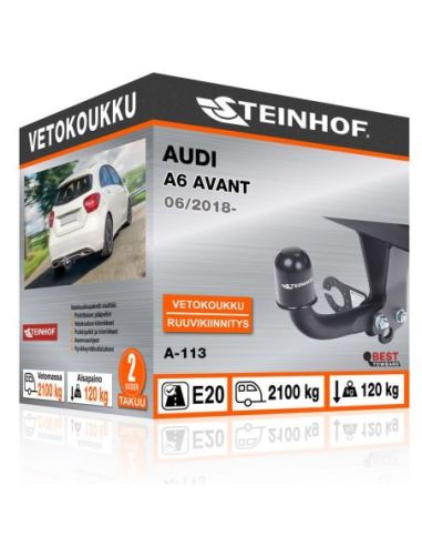 Vetokoukku Audi A6 AVANT ruuvikiinnityksellä