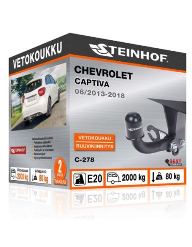 Vetokoukku Chevrolet CAPTIVA ruuvikiinnityksellä