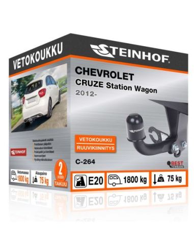 Vetokoukku Chevrolet CRUZE Station Wagon ruuvikiinnityksellä