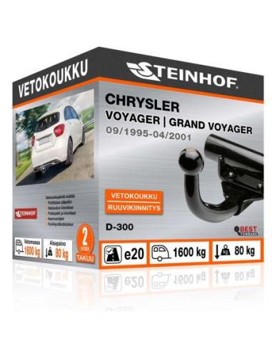 Vetokoukku Chrysler VOYAGER | GRAND VOYAGER ruuvikiinnityksellä