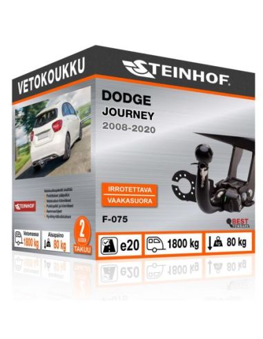 Vetokoukku Dodge JOURNEY vaakasuoraan irrotettava