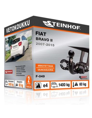 Vetokoukku Fiat BRAVO II vaakasuoraan irrotettava