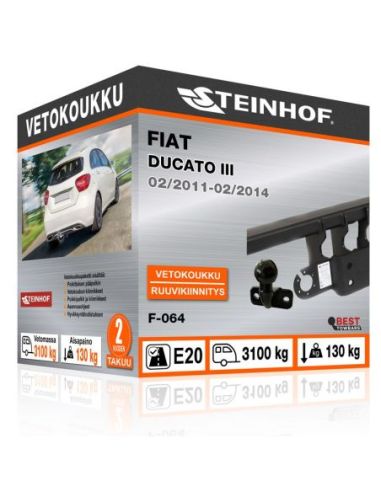 Vetokoukku Fiat DUCATO III ruuvikiinnityksellä