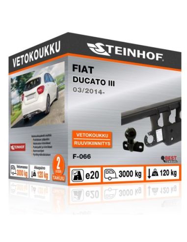 Vetokoukku Fiat DUCATO III ruuvikiinnityksellä