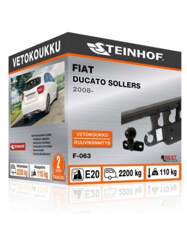 Vetokoukku Fiat DUCATO SOLLERS ruuvikiinnityksellä