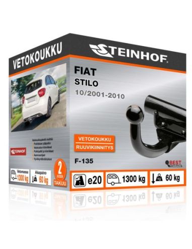 Vetokoukku Fiat STILO ruuvikiinnityksellä