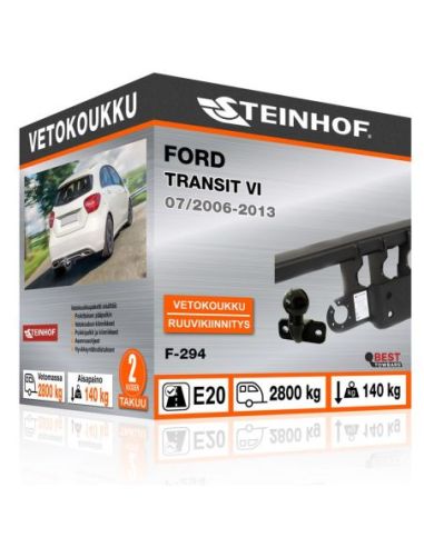 Vetokoukku Ford TRANSIT VI ruuvikiinnityksellä