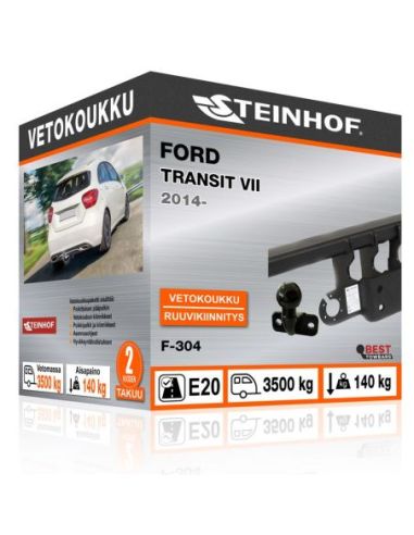 Vetokoukku Ford TRANSIT VII ruuvikiinnityksellä