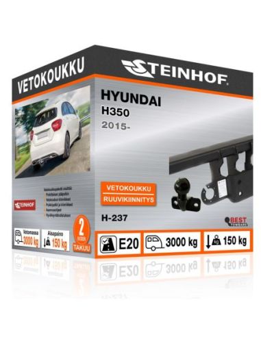 Vetokoukku Hyundai H350 ruuvikiinnityksellä