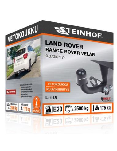 Vetokoukku Land Rover RANGE ROVER VELAR ruuvikiinnityksellä