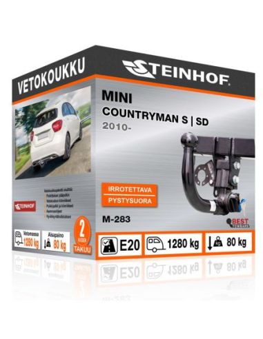 Vetokoukku Mini COUNTRYMAN S | SD pystysuoraan irrotettava