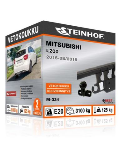 Vetokoukku Mitsubishi L200 ruuvikiinnityksellä