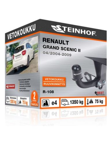 Vetokoukku Renault GRAND SCENIC II ruuvikiinnityksellä