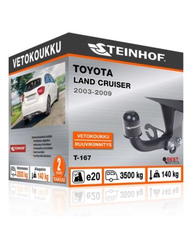 Vetokoukku Toyota LAND CRUISER ruuvikiinnityksellä