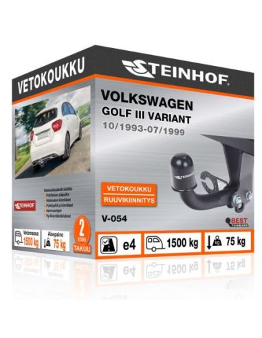 Vetokoukku Volkswagen GOLF III VARIANT ruuvikiinnityksellä