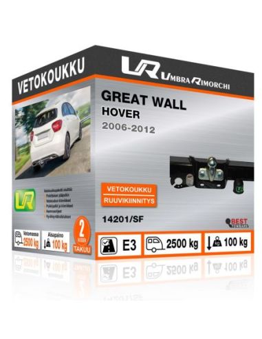 Vetokoukku Great Wall HOVER kiinteä vetokoukku kauluksella