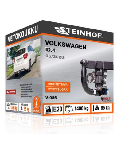 Vetokoukku Volkswagen ID.4 pystysuoraan irrotettava