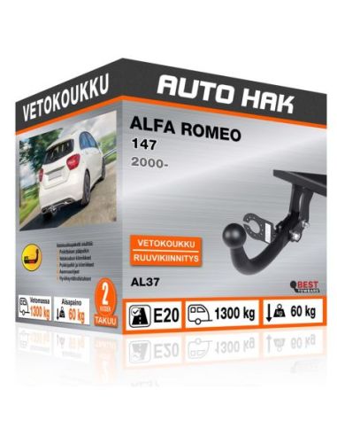 Vetokoukku ALFA ROMEO 147 ruuvikiinnityksellä