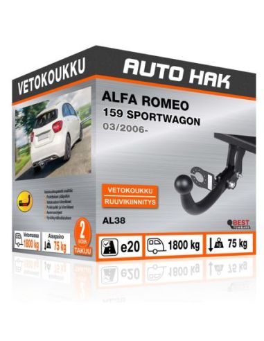 Vetokoukku ALFA ROMEO 159 SPORTWAGON ruuvikiinnityksellä