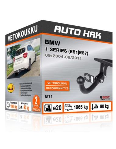 Vetokoukku BMW 1 SERIES (E81|E87) ruuvikiinnityksellä