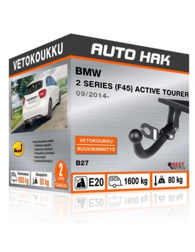 Vetokoukku BMW 2 SERIES (F45) ACTIVE TOURER ruuvikiinnityksellä