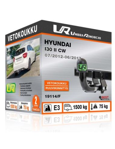 Vetokoukku Hyundai I30 II CW ruuvikiinnityksellä