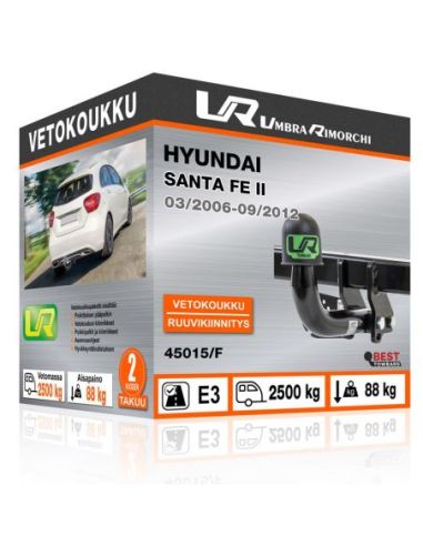 Vetokoukku Hyundai SANTA FE II ruuvikiinnityksellä