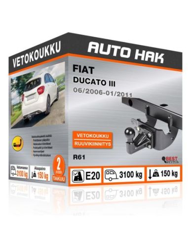 Vetokoukku FIAT DUCATO III kiinteä vetokoukku kauluksella