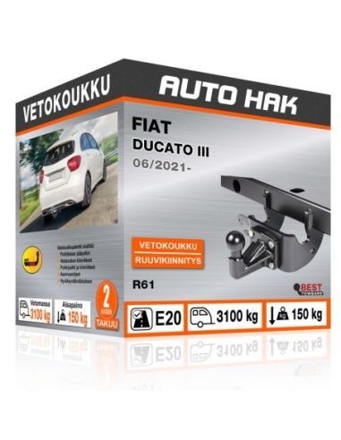 Vetokoukku FIAT DUCATO III kiinteä vetokoukku kauluksella