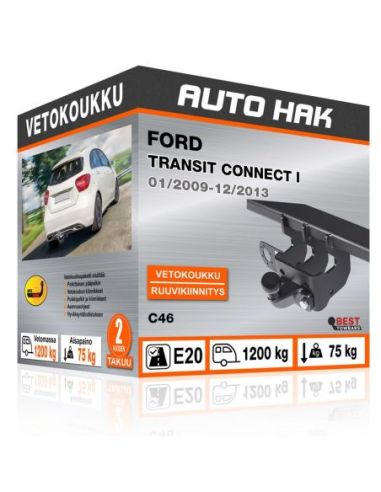 Vetokoukku Ford TRANSIT CONNECT I kiinteä vetokoukku kauluksella