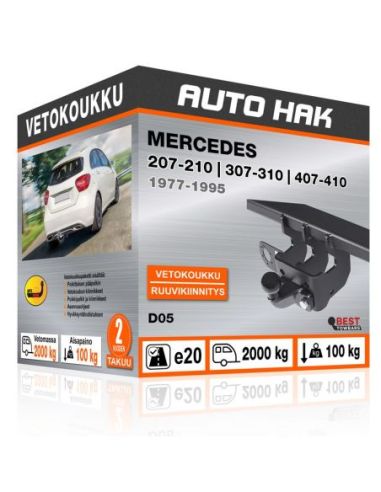 Vetokoukku MERCEDES 207-210 | 307-310 | 407-410 kiinteä vetokoukku kauluksella