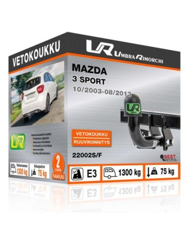 Vetokoukku Mazda 3 SPORT ruuvikiinnityksellä