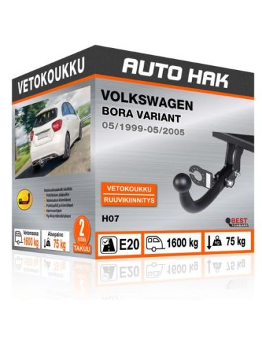 Vetokoukku VOLKSWAGEN BORA VARIANT ruuvikiinnityksellä