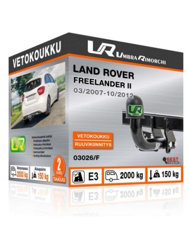 Vetokoukku Land Rover FREELANDER II ruuvikiinnityksellä