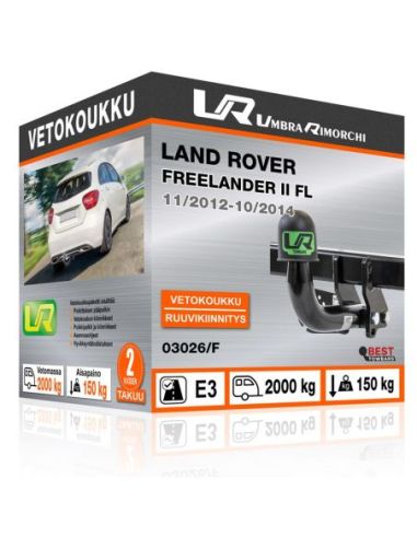 Vetokoukku Land Rover FREELANDER II FL ruuvikiinnityksellä