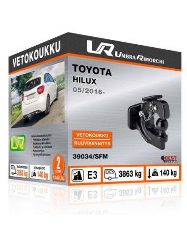 Vetokoukku Toyota HILUX ruuvikiinnityksellä